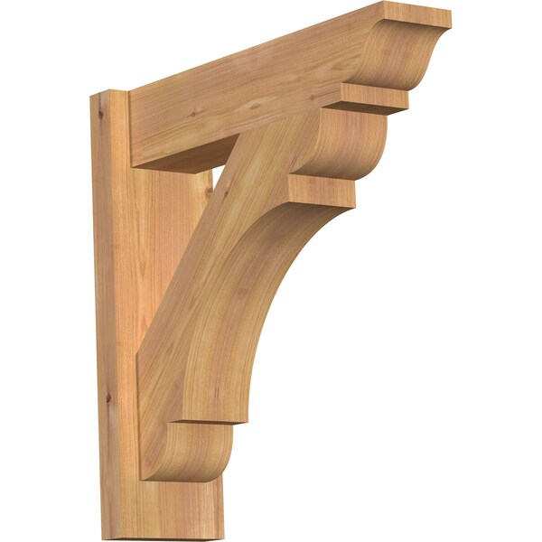 Ekena Millwork Olympic Smooth Traditional Outlooker, Western Red Cedar, 5 1/2"W x 20"D x 20"H OUT06X20X20OLY01SWR - main